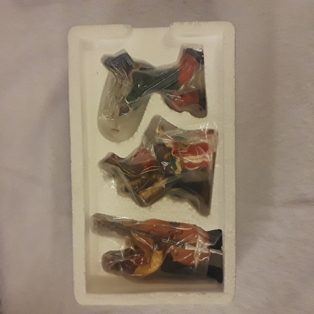 House of Lloyd "Have a Jazzy Christmas" Ornaments New in Box original wrapper - Picture 3 of 6